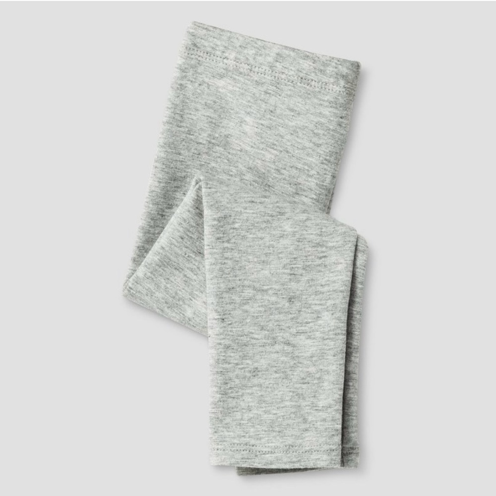Toddler Girls’ Solid Leggings - Cat & Jack Gray 5T - Toddler Girl Clothes